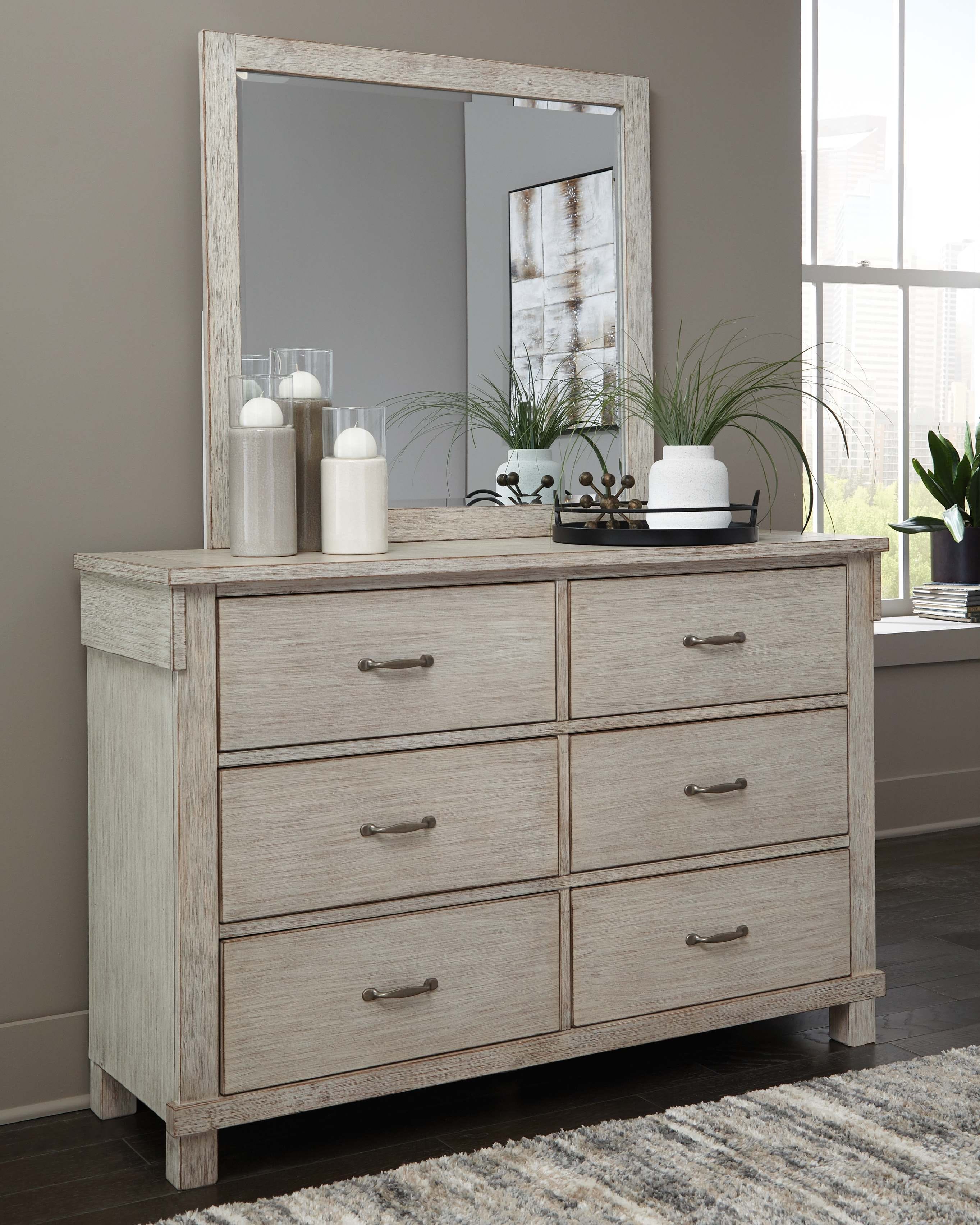 Ashley Bedroom Dresser with Mirror B434-31-36