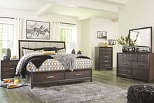 Ashley Bedroom 6 Piece Queen Panel Bed Set B497-31-36-46-57-54S-96