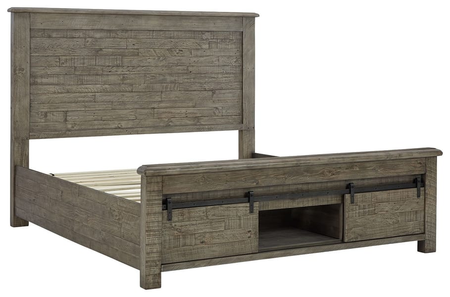 Ashley Bedroom California King Panel Bed with Footboard Storage B774-78-76S-95S