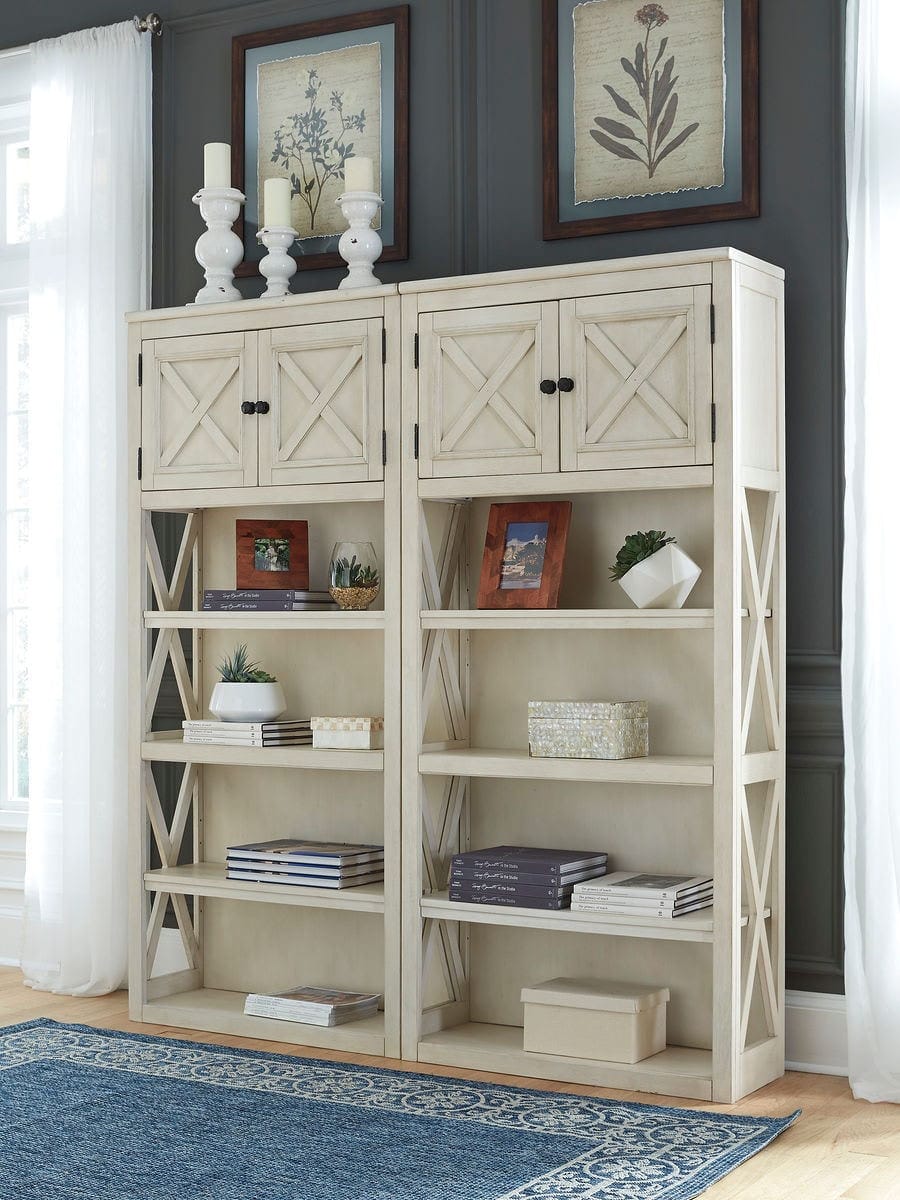 Ashley Living Room 2 Large Bookcases H647-17-2