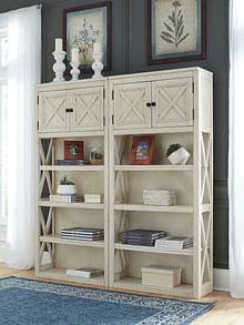 Ashley Living Room 2 Large Bookcases H647-17-2