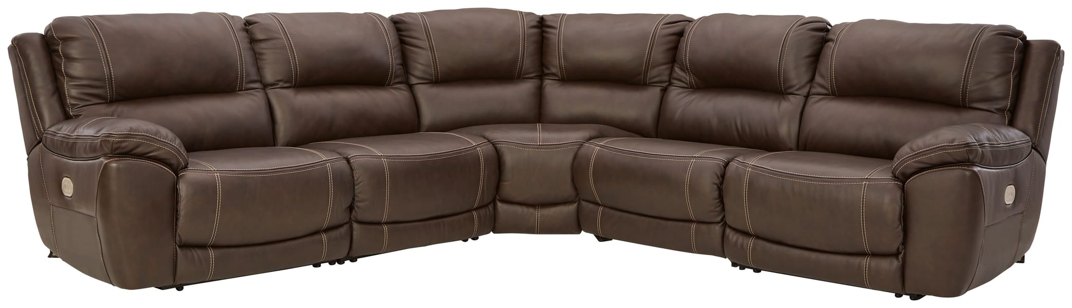 Ashley Living Room Power Reclining Sectional U71604-58-46-77-46-62