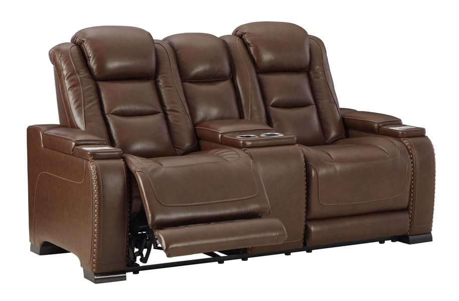 Ashley Living Room Power Reclining Sofa with Adjustable Headrest U8530615