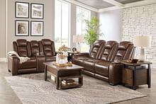 Ashley Living Room Power Recliner with Adjustable Headrest U8530613