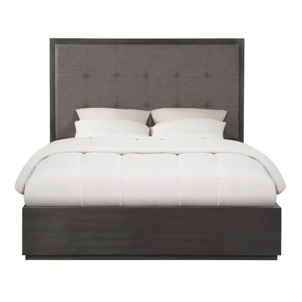 Modus Bedroom Oxford Upholstered Platform Bed In Dolphin AZU5F7D