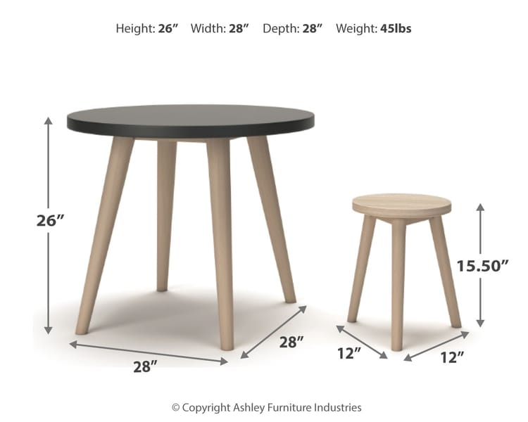 Ashley Dining Room Blariden Table and Chairs (Set of 5) B008-225