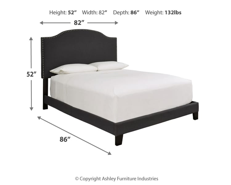 Signature Design by Ashley Adelloni King Upholstered Bed B080-282 - Portland, OR | Key Home Furnishings