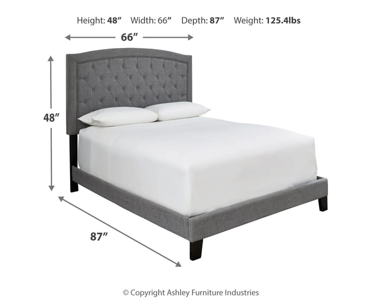 Signature Design by Ashley Adelloni Queen Upholstered Bed B080-781 - Portland, OR | Key Home Furnishings