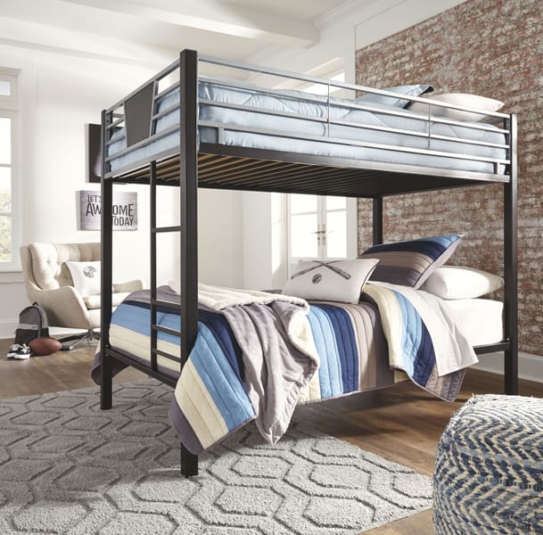 Ashley Youth Dinsmore Twin over Twin Bunk Bed with Ladder B106-59