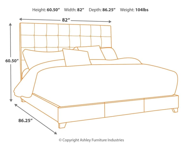 Dolante King Upholstered Bed