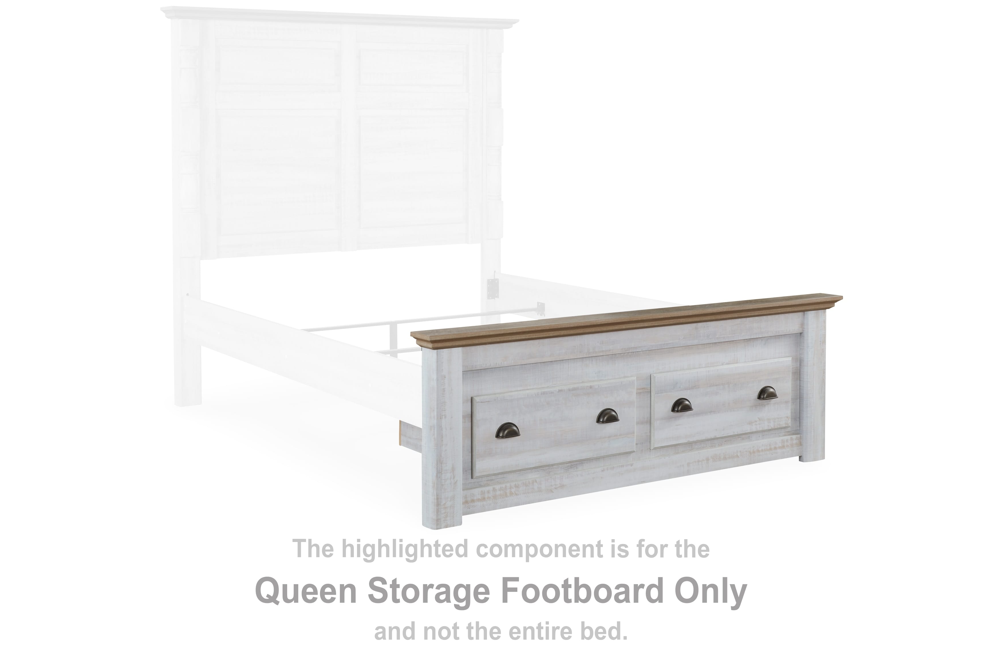 Ashley Bedroom Haven Bay Queen Storage Footboard B...