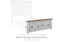 Ashley Bedroom Haven Bay Queen Storage Footboard B1512-54S