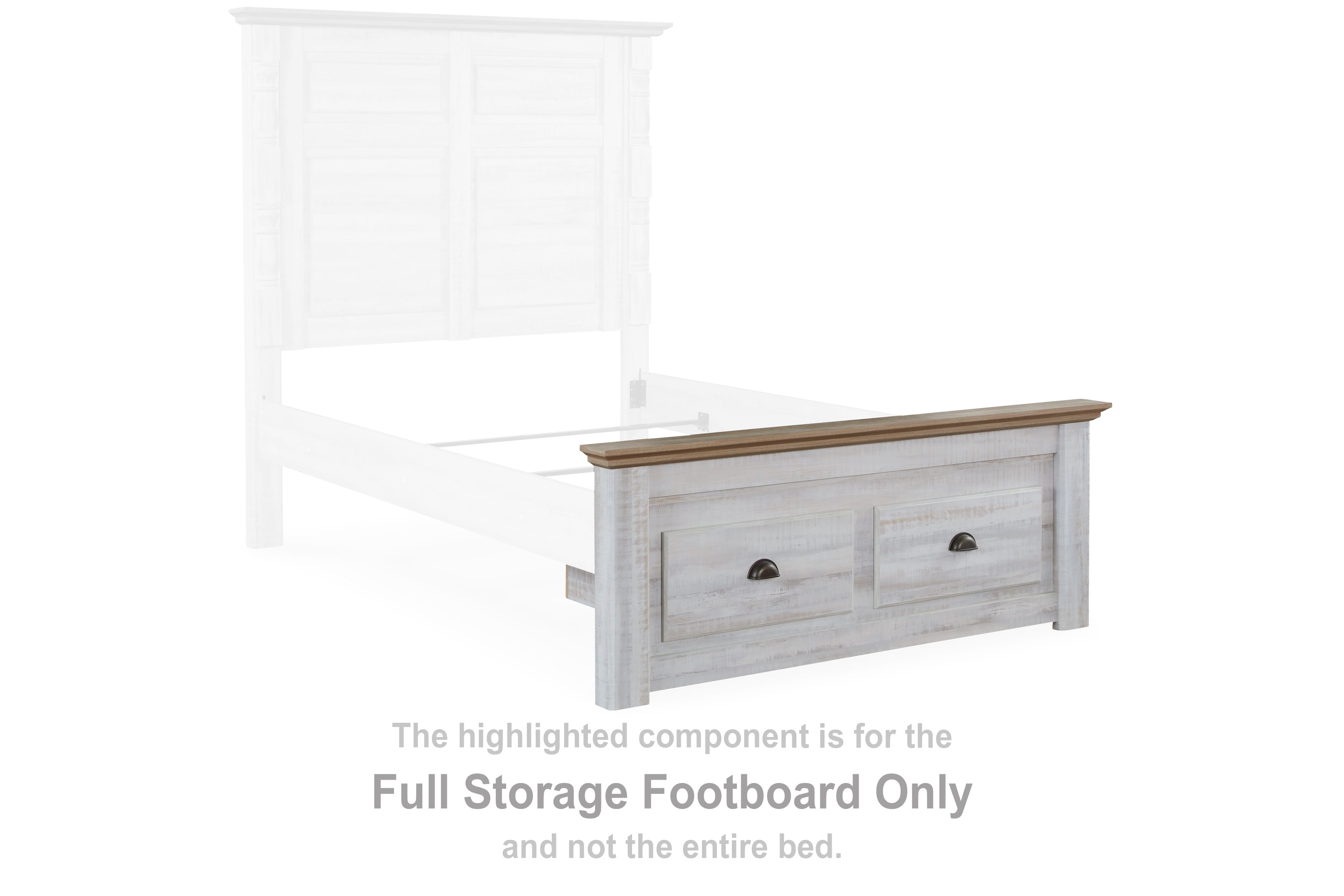 Ashley Youth Haven Bay Full Storage Footboard B151...