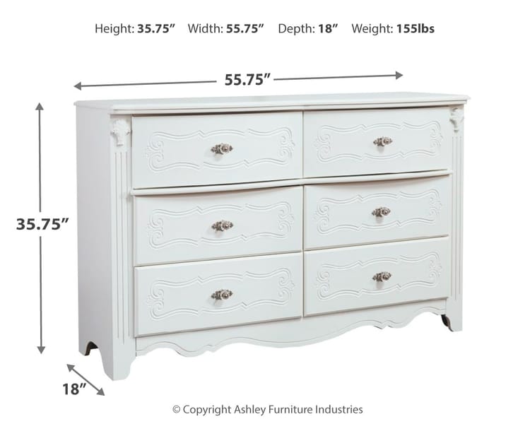 Ashley Bedroom Exquisite Dresser B188-21