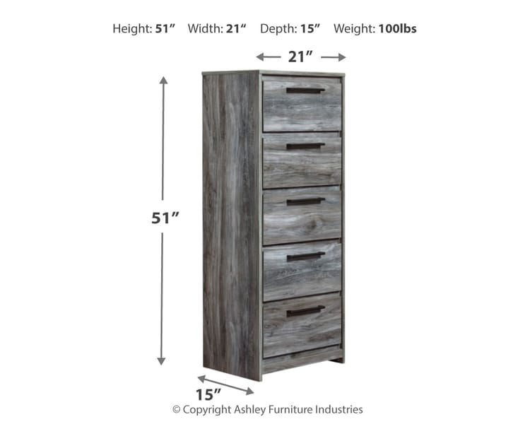 Ashley Bedroom Baystorm Narrow Chest B221-11