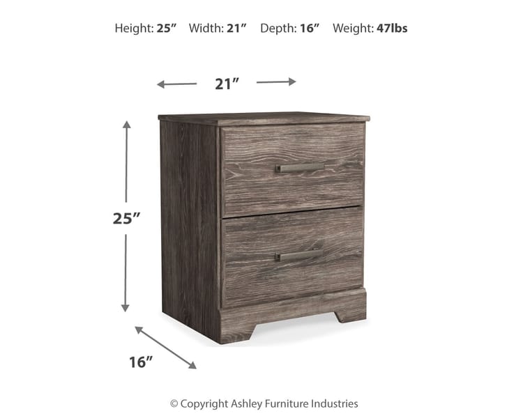 Ashley Bedroom Ralinksi Nightstand B2587-92