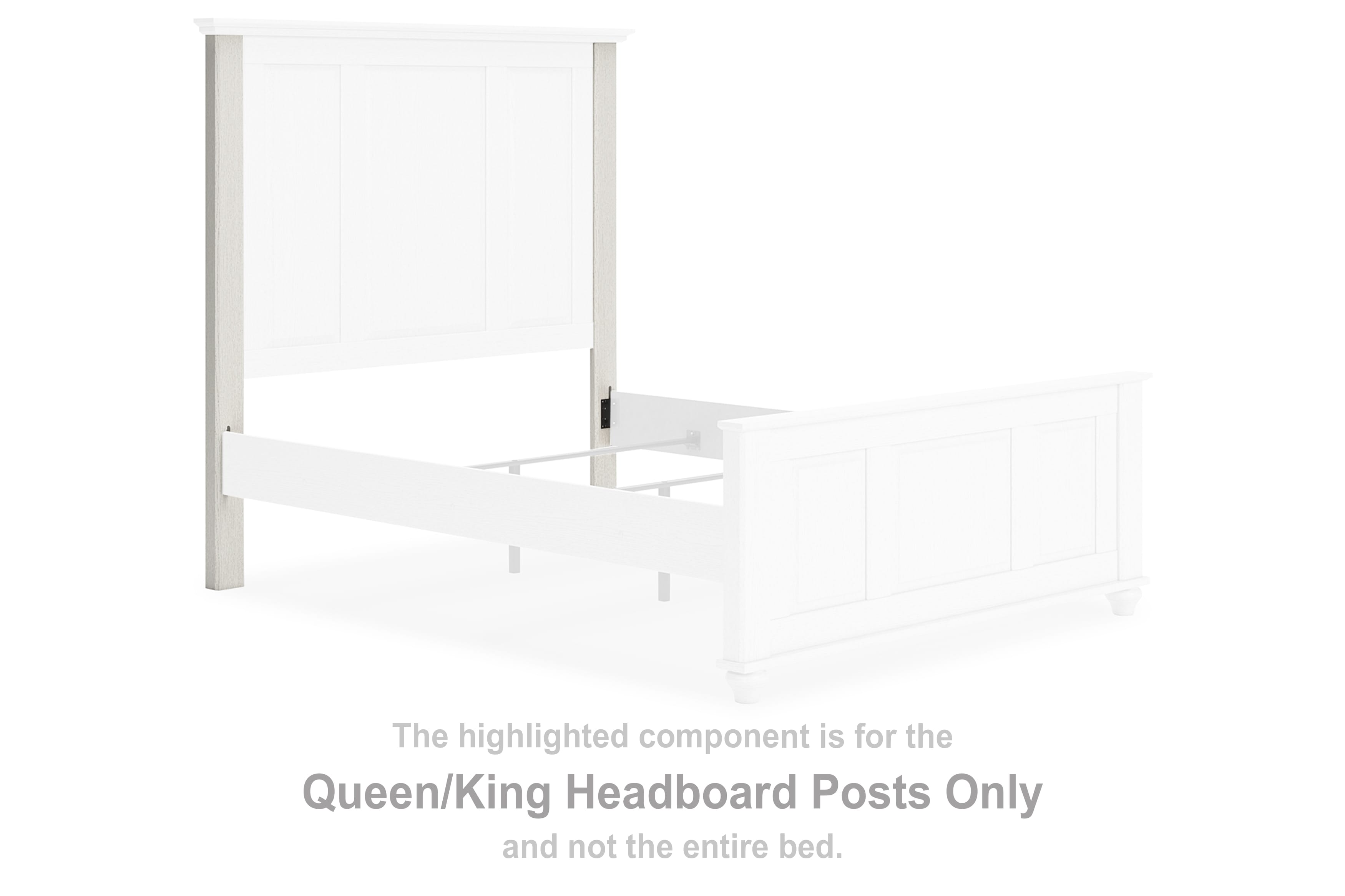 Ashley Bedroom Grantoni Queen/King Headboard Posts...