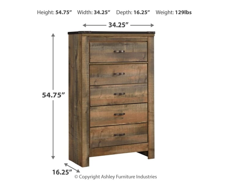 Ashley Bedroom Trinell Chest of Drawers B446-46