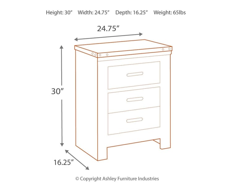 Ashley Bedroom Trinell Nightstand B446-92