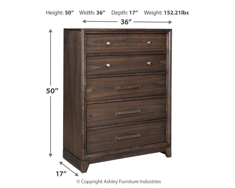 Signature Design by Ashley Brueban Chest of Drawers B497-46 - Portland, OR | Key Home Furnishings