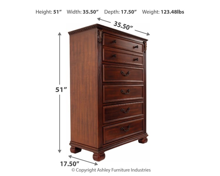 Ashley Bedroom Leahlyn Chest of Drawers B526-46