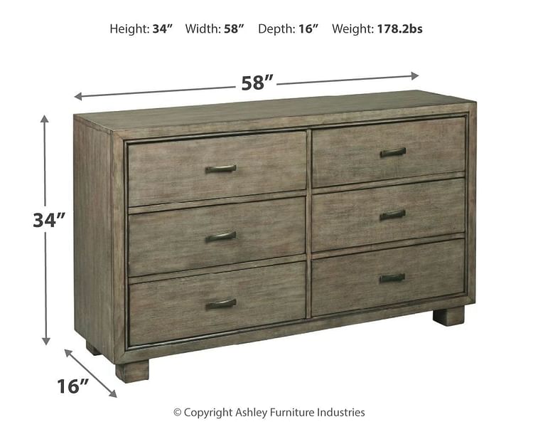 Ashley Bedroom Arnett Dresser B552-31