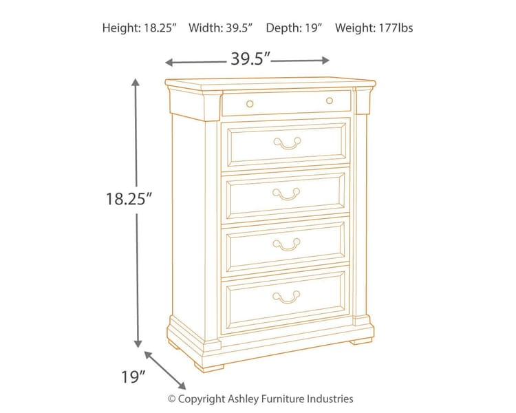 Ashley Bedroom Bolanburg Chest of Drawers B647-146