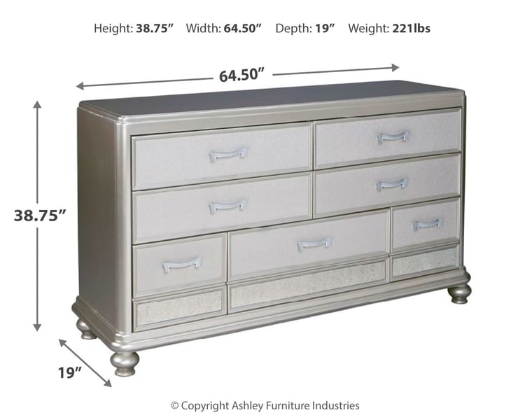 Ashley Bedroom Coralayne Dresser B650-31