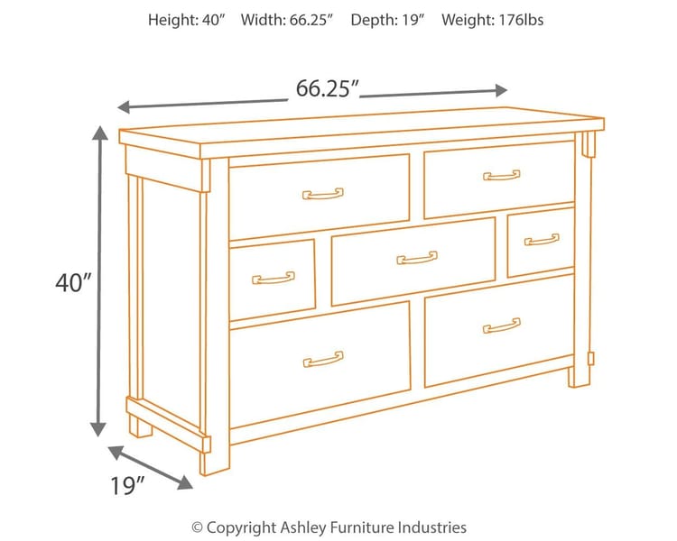 Ashley Bedroom Lakeleigh Dresser B718-31