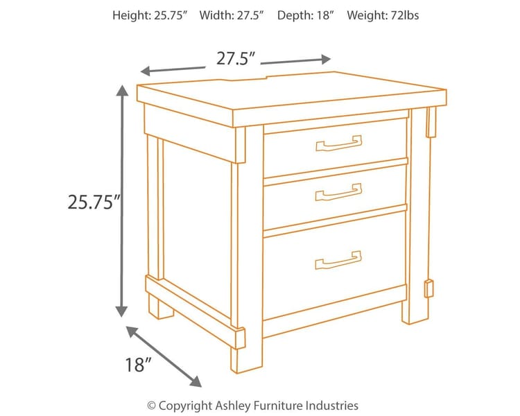 Ashley Bedroom Lakeleigh Nightstand B718-93