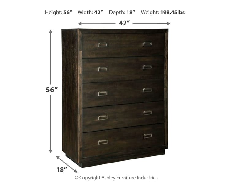 Ashley Bedroom Hyndell Chest of Drawers B731-46