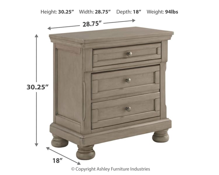 Ashley Bedroom Lettner Nightstand B733-92