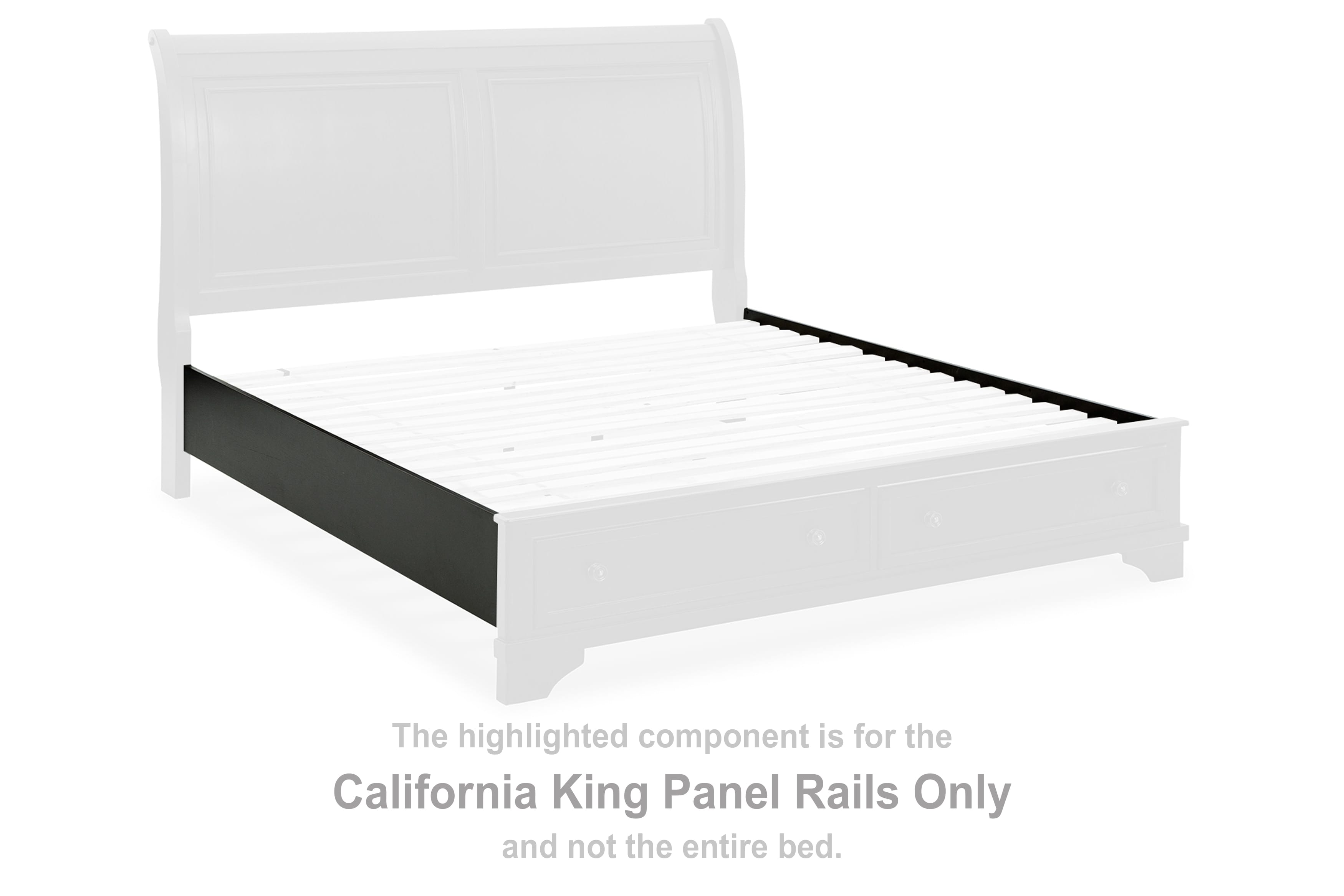 Ashley Bedroom Chylanta California King Panel Rails B739-194