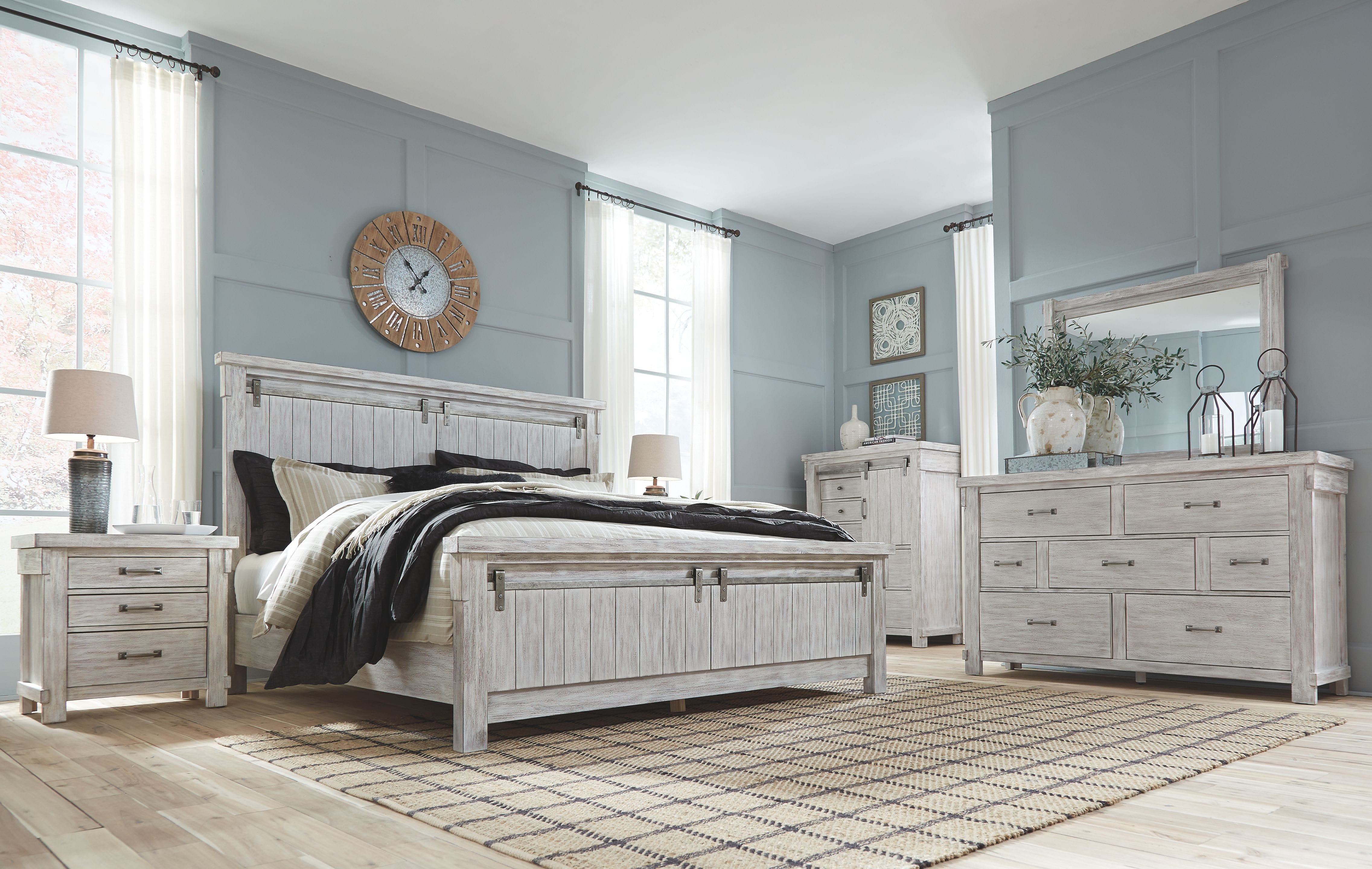 Bedroom Nightstands Ashley Bedroom Brashland Nightstand B740-93 at