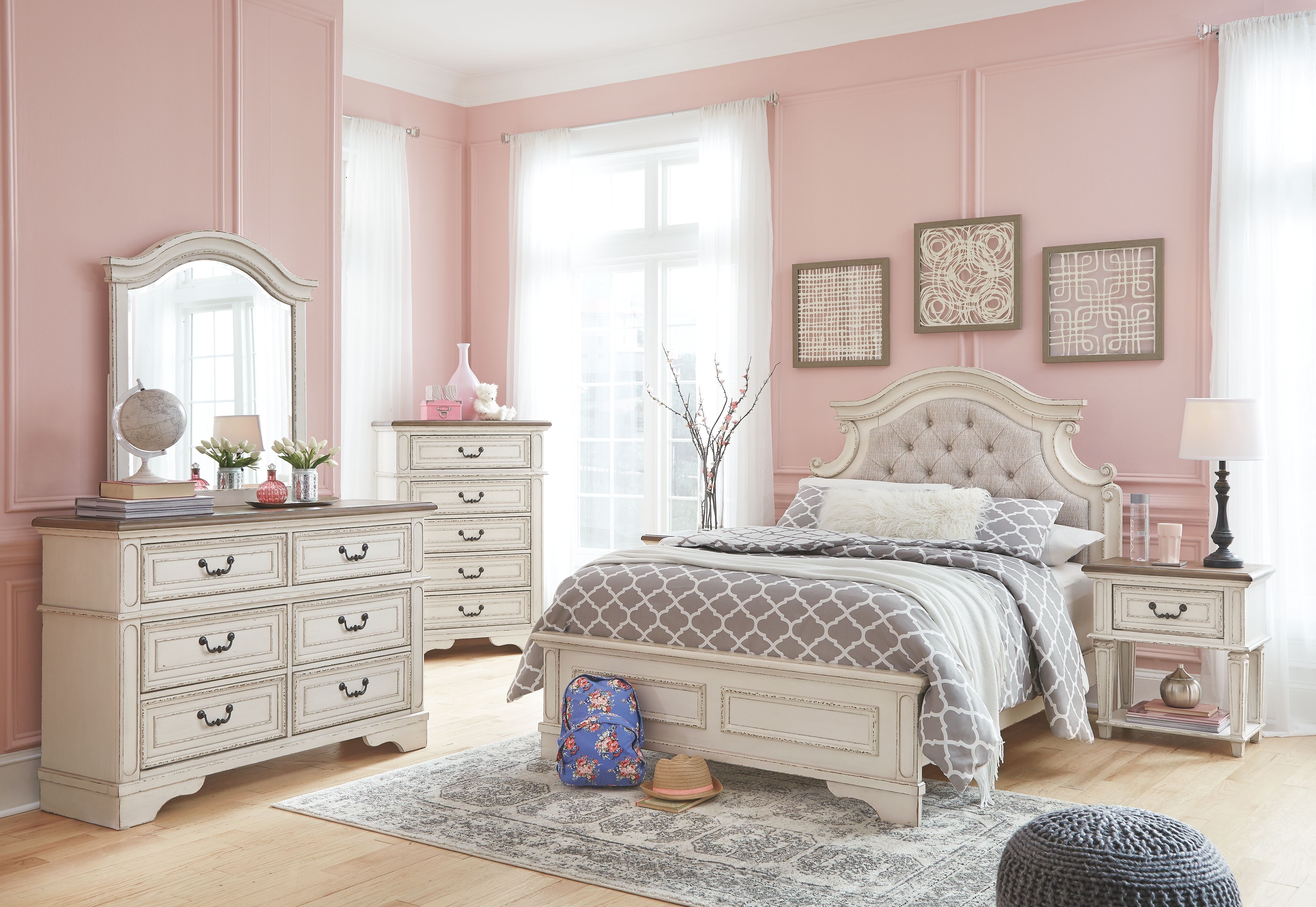 Bedroom Nightstands Ashley Bedroom Realyn Nightstand B743-91 at