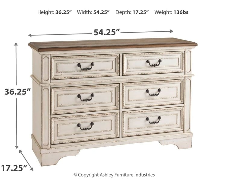 Ashley Bedroom Realyn Dresser B743-21