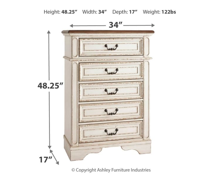 Ashley Bedroom Realyn Chest of Drawers B743-45