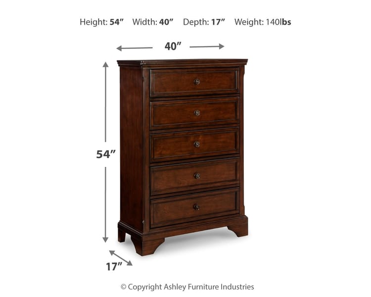Ashley Bedroom Brookbauer Chest of Drawers B767-46