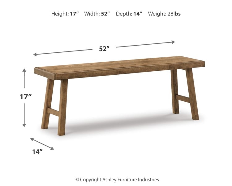 Ashley Living Room Dakmore Bedroom Bench B783-09