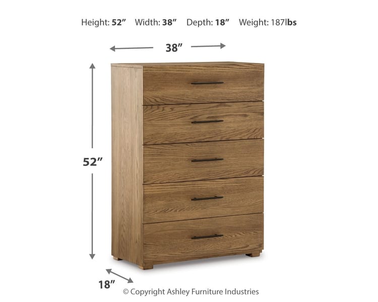 Ashley Bedroom Dakmore Chest of Drawers B783-46