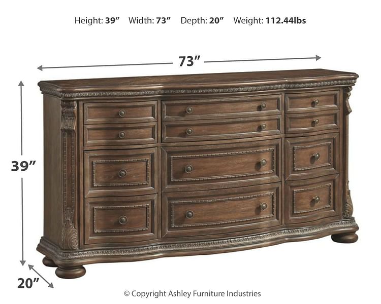 Ashley Bedroom Charmond Dresser B803-31