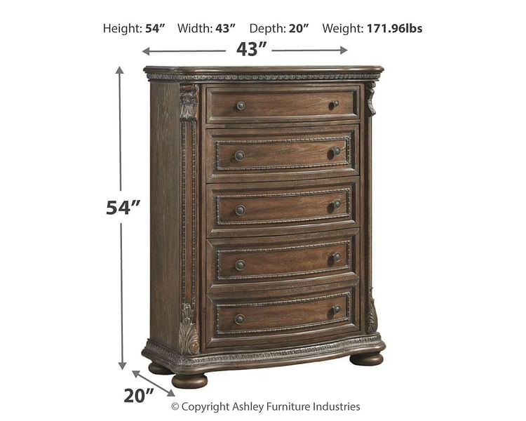 Ashley Bedroom Charmond Chest of Drawers B803-46