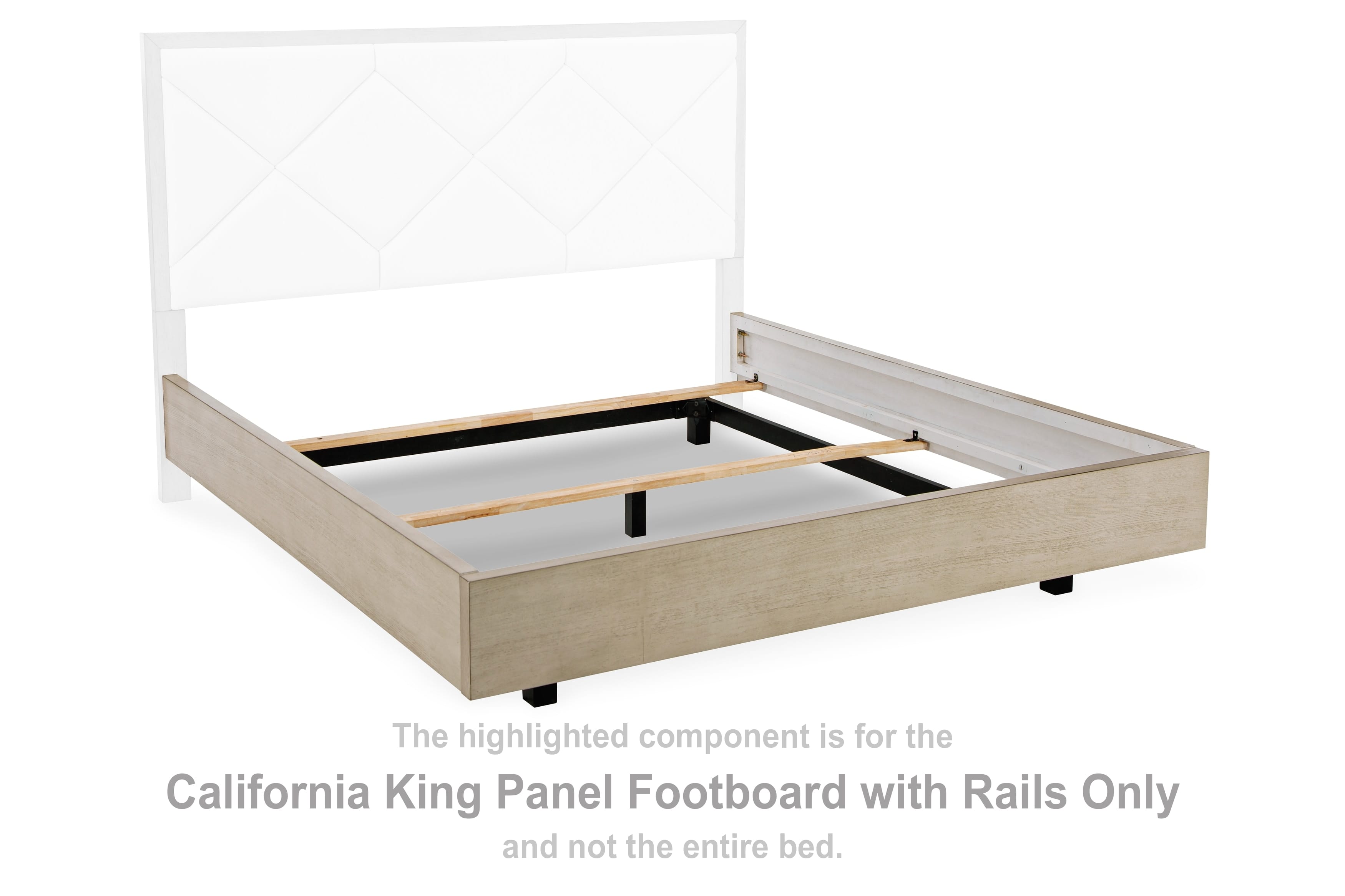 Ashley Bedroom Wendora California King Panel Footboard with Rails B950-94