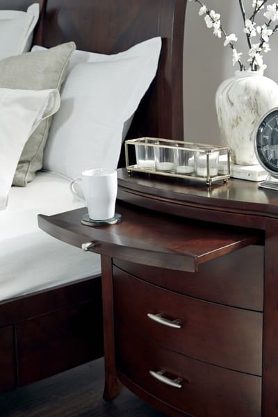 Modus Bedroom Brighton Two Drawer Nightstand In Cinnamon BR1581