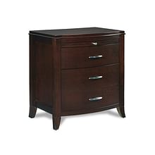 Modus Bedroom Brighton Two Drawer Nightstand In Cinnamon BR1581