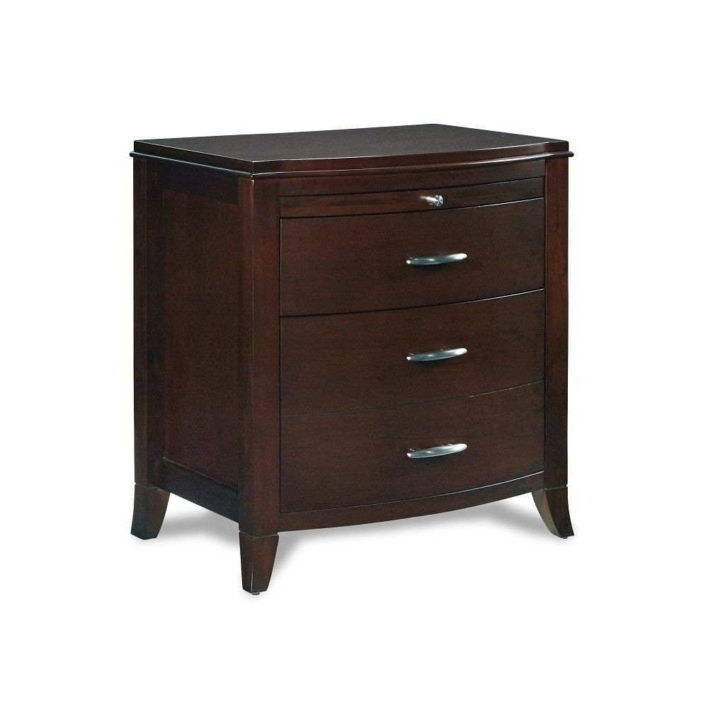 Modus Bedroom Brighton Charging Station Nightstand In Cinnamon BR1581P