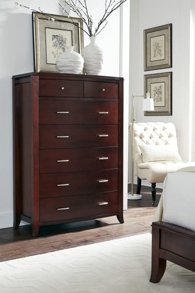 Modus Bedroom Brighton Seven Drawer Chest In Cinnamon BR1584