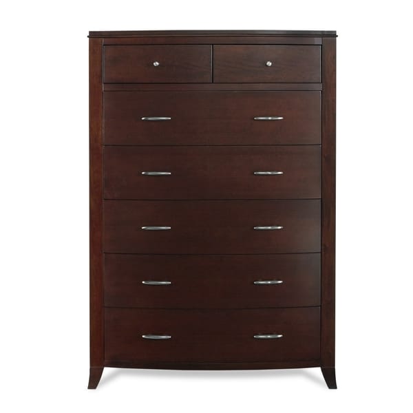 Modus Bedroom Brighton Seven Drawer Chest In Cinnamon BR1584