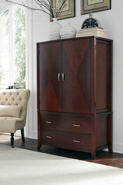 Modus Bedroom Brighton Armoire In Cinnamon BR1585