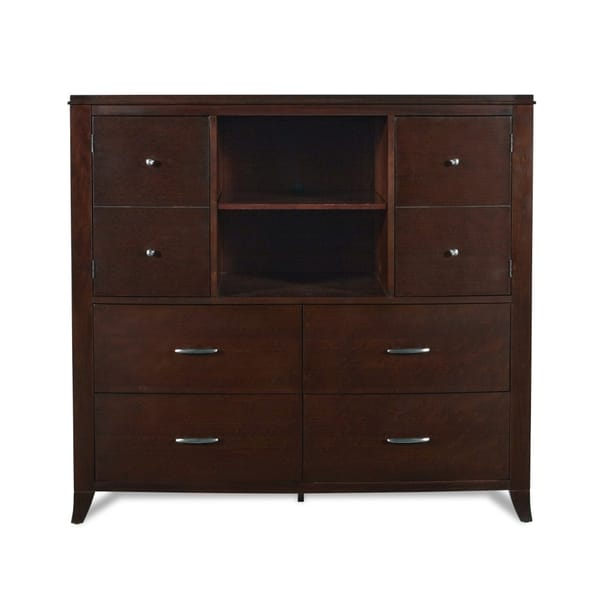 Modus Bedroom Brighton Media Chest In Cinnamon BR1589